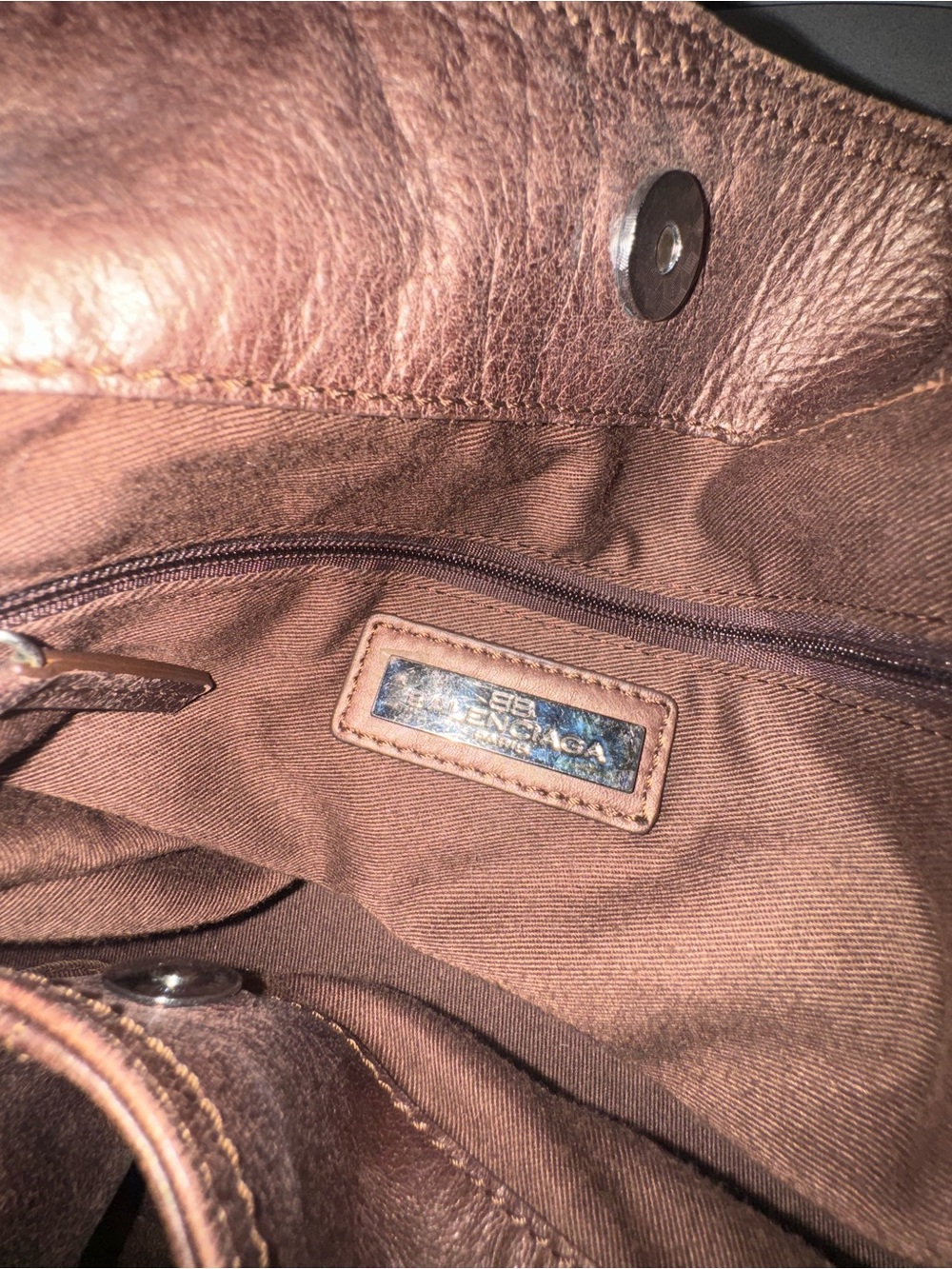 Balenciaga Metallic Bronze Hobo Bag - Picture 3 of 10